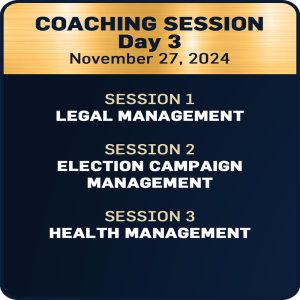 Day 3 Coaching Sessions: Operationalization of Your Winning Campaign