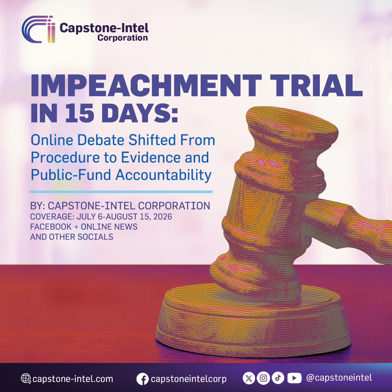 Impeachment Trial in 15 Days: Online Debate Shifted from Procedure to Evidence and Public-Fund Accountability