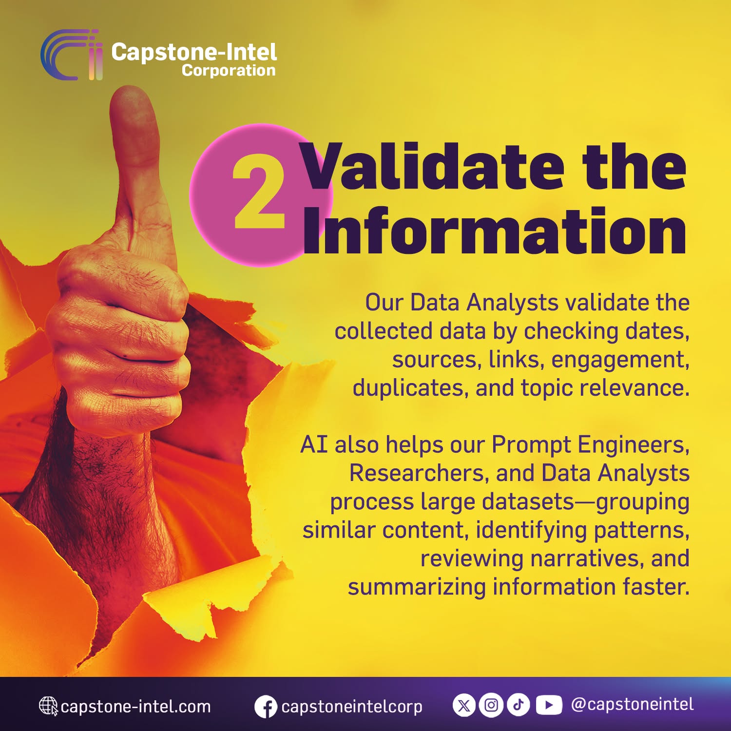 Information validation process