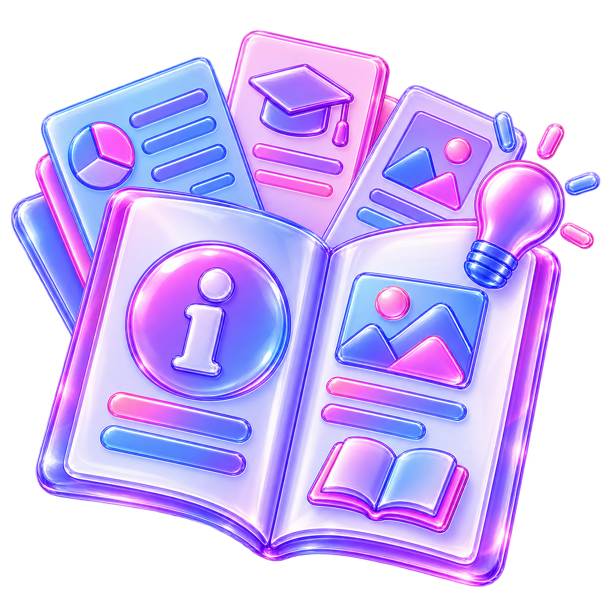 Info and educational material design