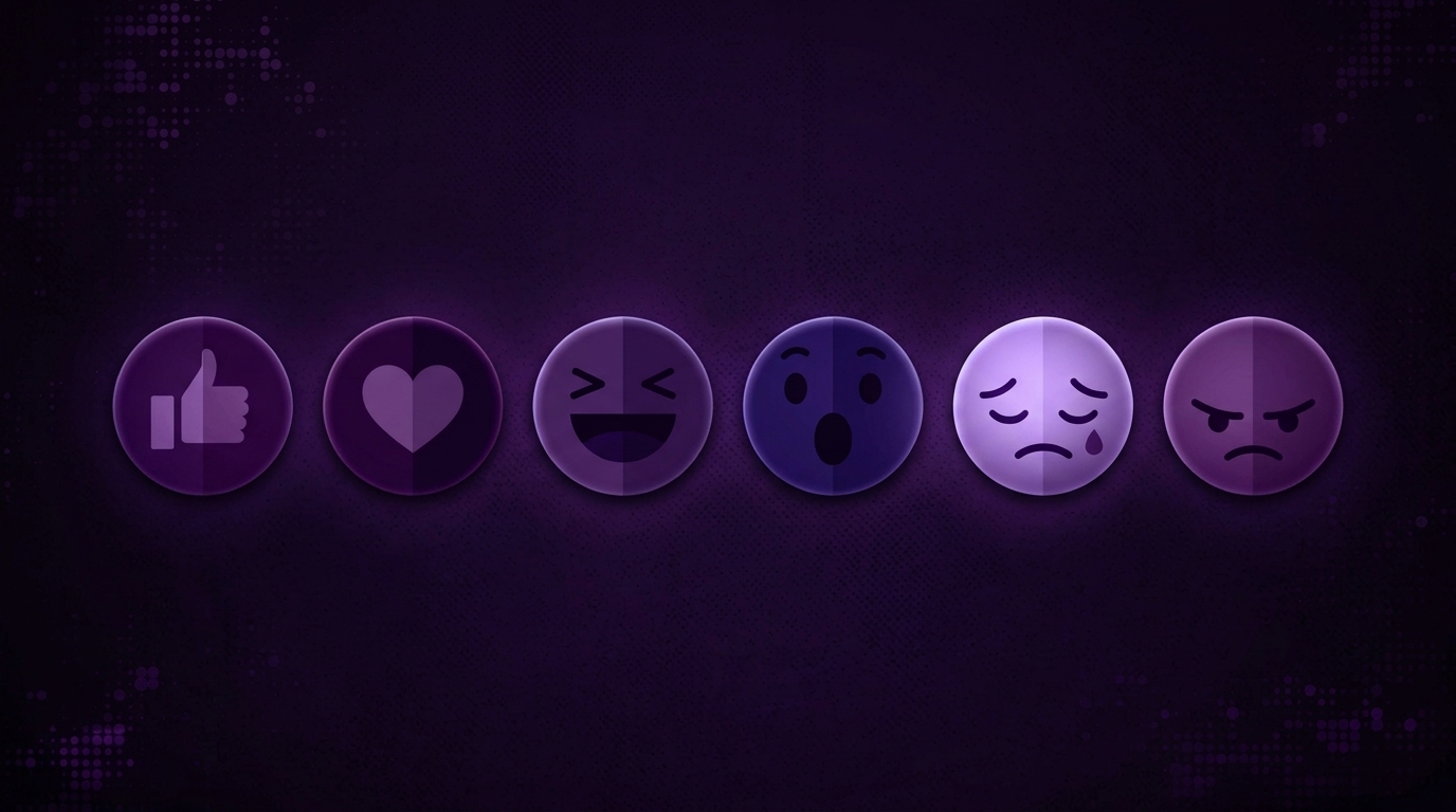 What Facebook Reaction Types Actually Signal, According to Our Data